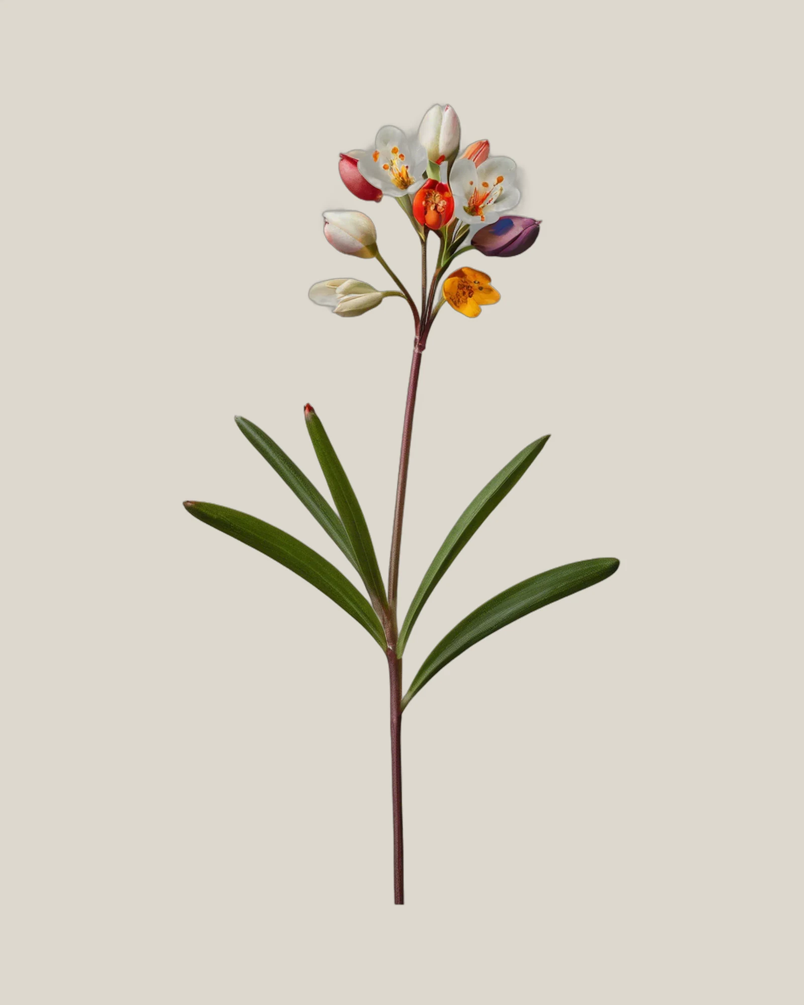 Sparaxis – Sparaxis, freigestellte botanische Studioaufnahme
