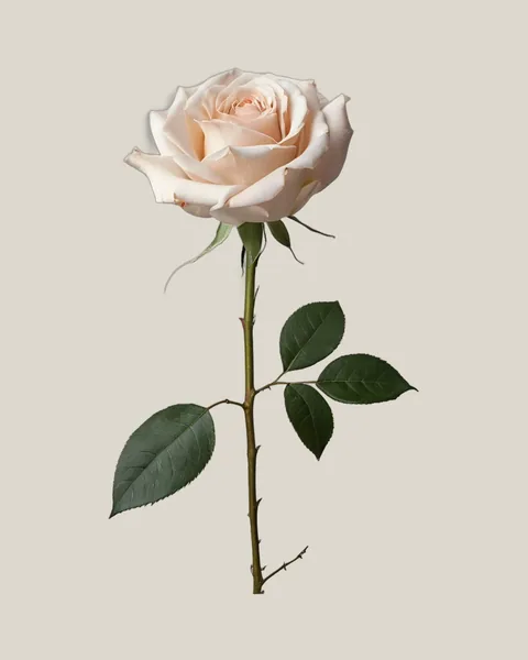 Gartenrose Creme